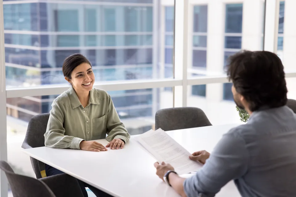 Personal conversation with an employer about a vacancy