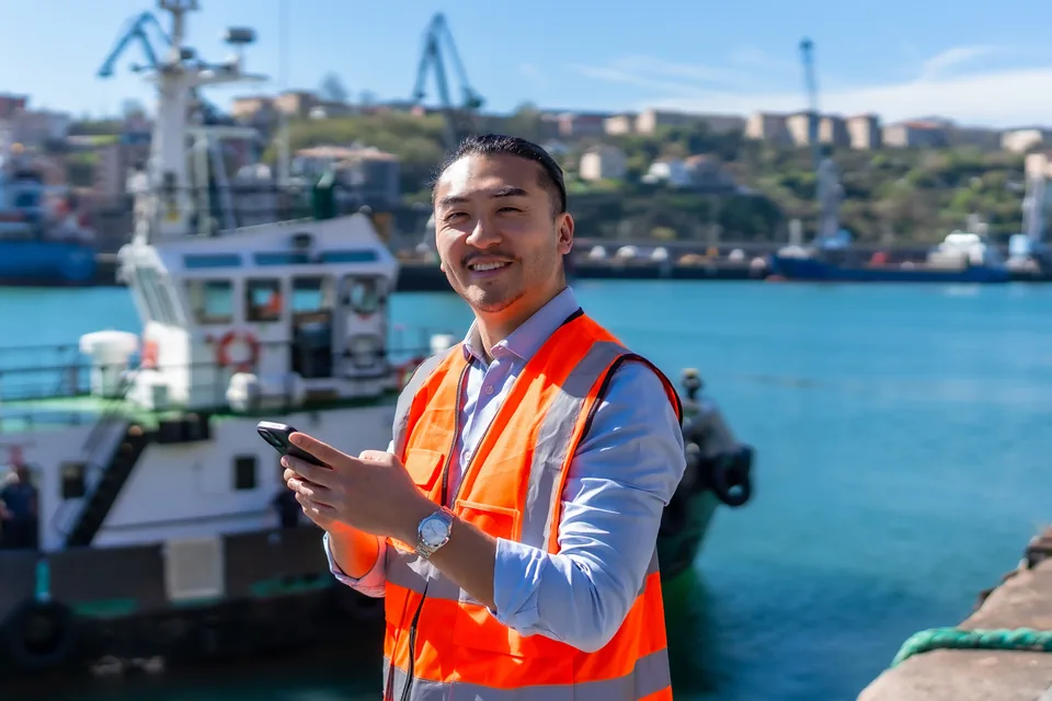 Professional aan boord van een binnenvaart- of zeeschip